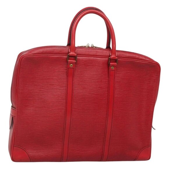 LOUIS VUITTON Epi Porte Documents Voyage Business Bag Red M54477 LV Auth 125781 - Picture 1 of 16